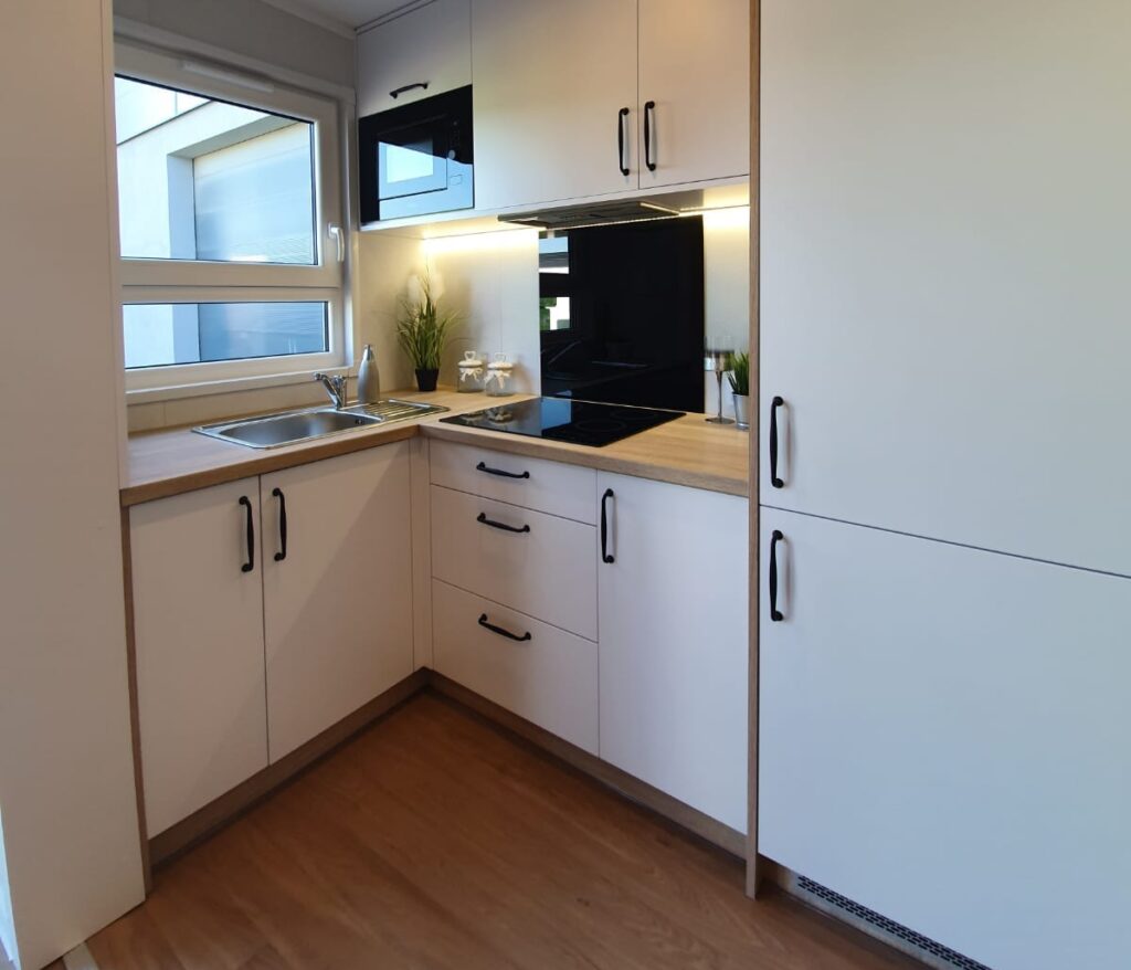 Køkken til pavilloner og moduler