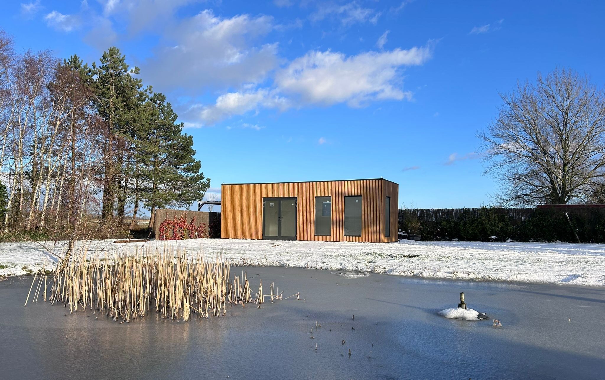 Pavillon kan placeres næsten hvor som helst.