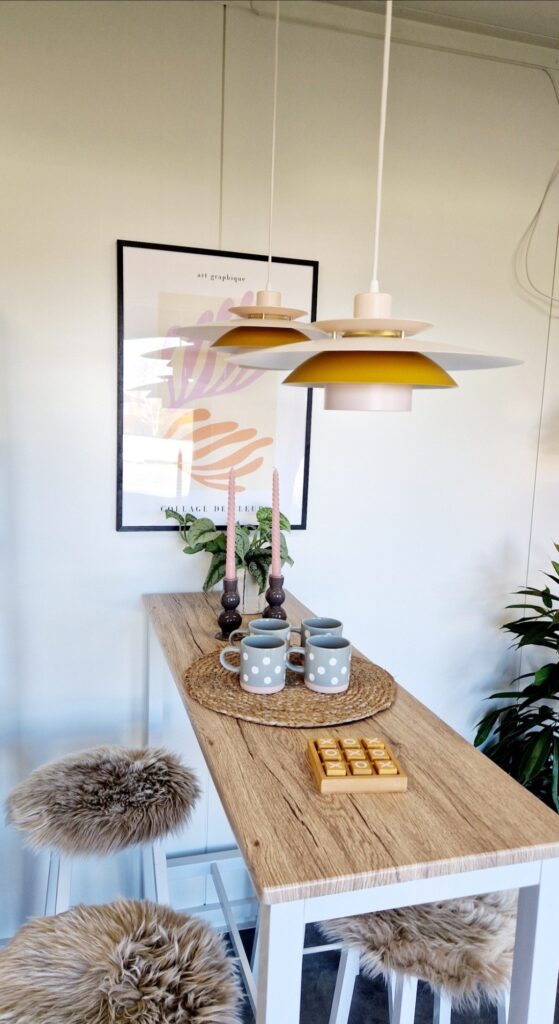 stylet stue eller køkken